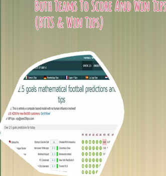 Correct score prediction today btts win
